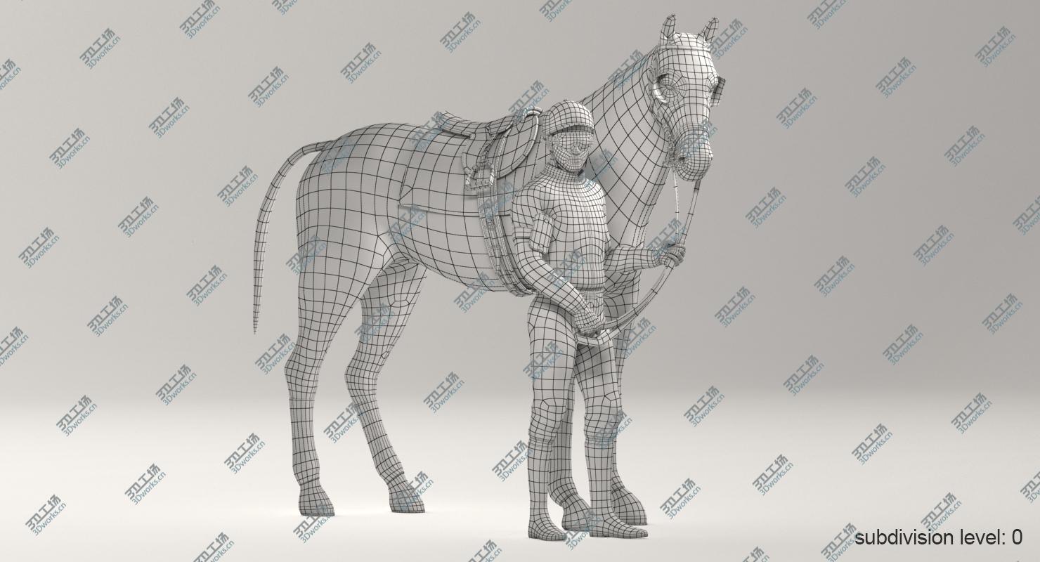 images/goods_img/2021040163/3D Racehorse and Jockey HQ 004 model/4.jpg